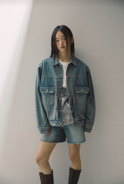 【REPELLER 2025SS】Wrang Denim Jacket