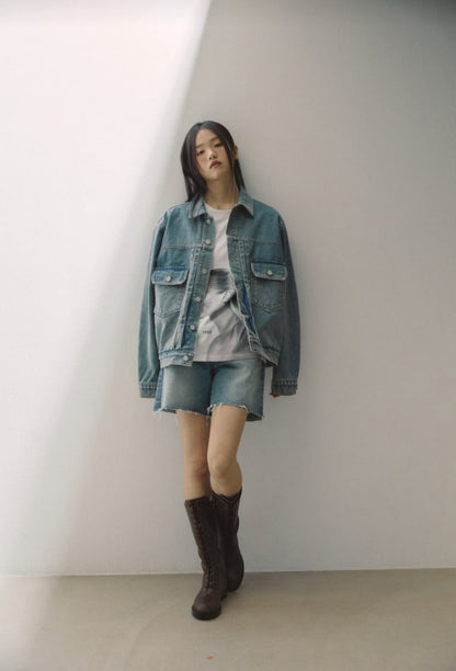 【REPELLER 2025SS】Wrang Denim Jacket
