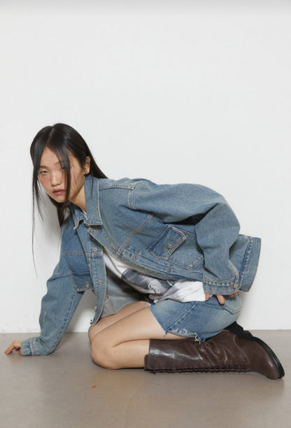 【REPELLER 2025SS】Wrang Denim Jacket