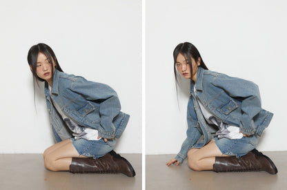 【REPELLER 2025SS】Wrang Denim Jacket