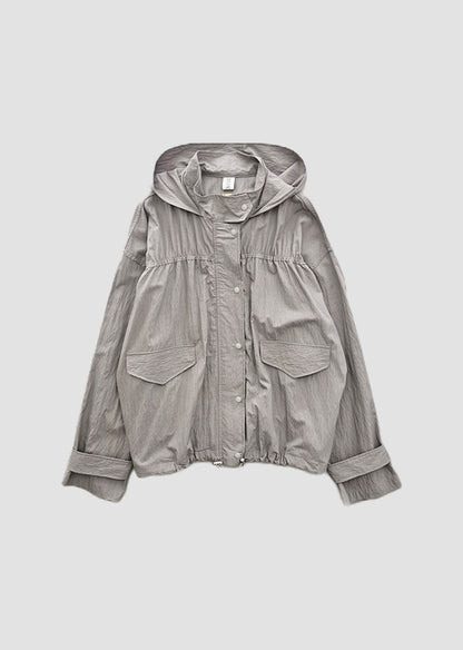【REPELLER 2025SS】Puckering Wind Jumper