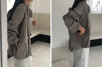 【REPELLER 2025SS】Puckering Wind Jumper