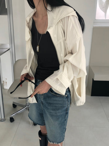 【REPELLER 2025SS】Puckering Wind Jumper