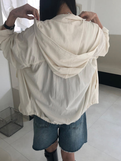 【REPELLER 2025SS】Puckering Wind Jumper
