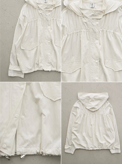【REPELLER 2025SS】Puckering Wind Jumper