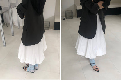 【REPELLER 2025SS】Balloon Long Dress