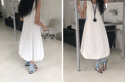 【REPELLER 2025SS】Balloon Long Dress