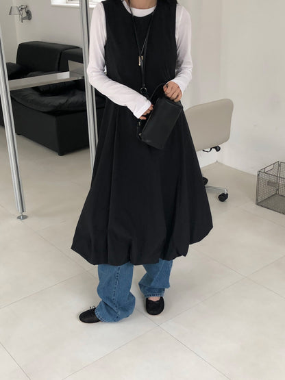 【REPELLER 2025SS】Balloon Long Dress