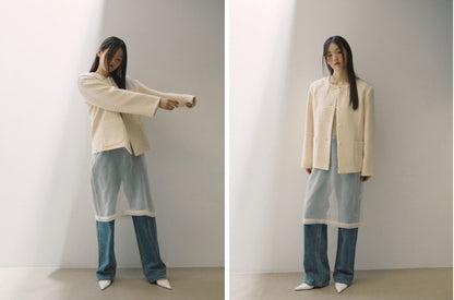 【REPELLER 2025SS】See-Through Dress