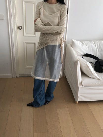 【REPELLER 2025SS】See-Through Dress