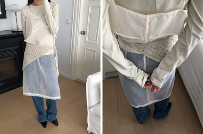 【REPELLER 2025SS】See-Through Dress