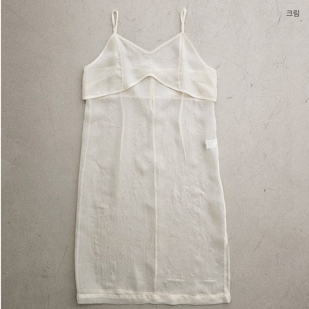 REPELLER] See-Through Dress See-through dress Korean fashion Korean brand kfashion Women's 2025 Spring/Summer New Arrivals Dress – WooStore