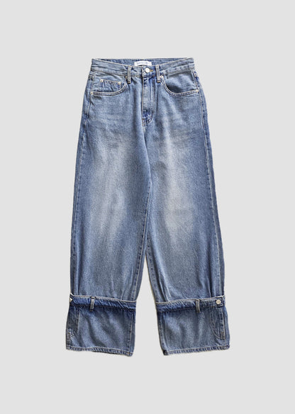 [REPELLER 2025SS] Pocket Wide Denim Pants