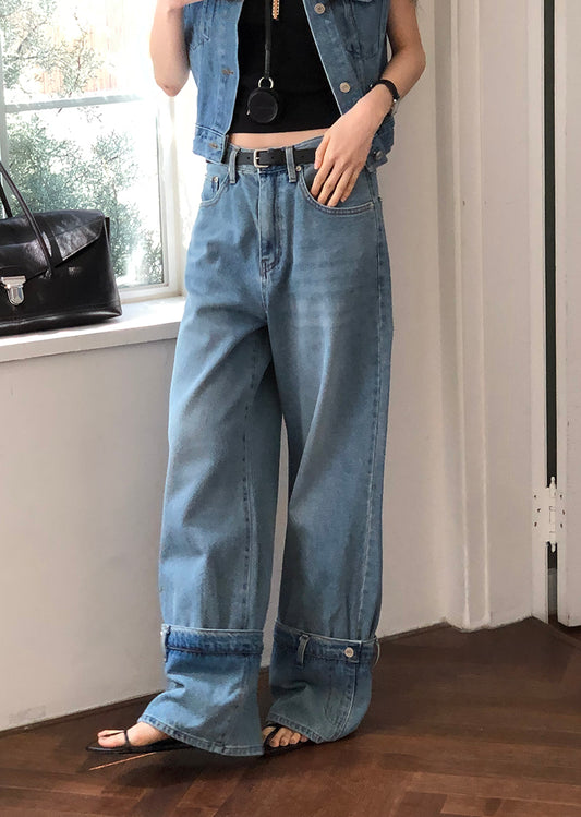 [REPELLER 2025SS] Pocket Wide Denim Pants