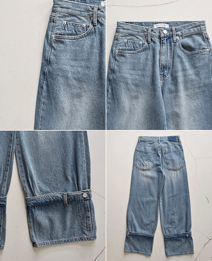 [REPELLER 2025SS] Pocket Wide Denim Pants