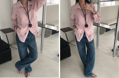 【REPELLER 2025SS】Linen Boxy Shirt