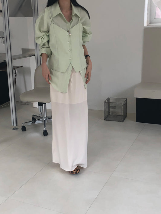 【REPELLER 2025SS】Linen Boxy Shirt