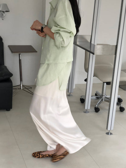 【REPELLER 2025SS】Linen Boxy Shirt