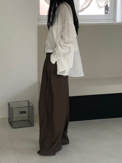 【REPELLER 2025SS】Linen Boxy Shirt