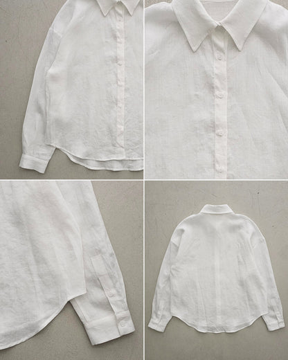 【REPELLER 2025SS】Linen Boxy Shirt