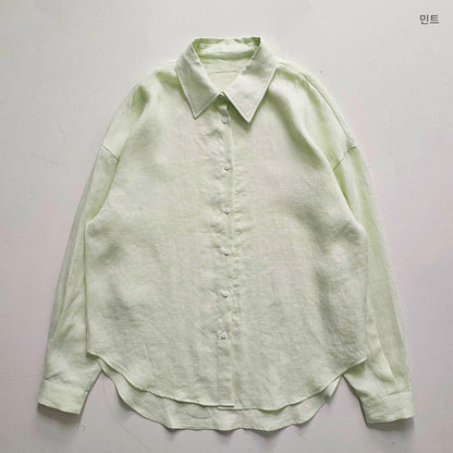 【REPELLER 2025SS】Linen Boxy Shirt