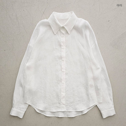 【REPELLER 2025SS】Linen Boxy Shirt