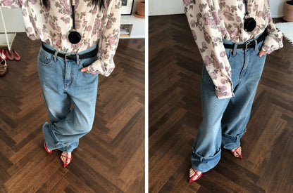 【REPELLER 2025SS】Rose Chiffon Shirt
