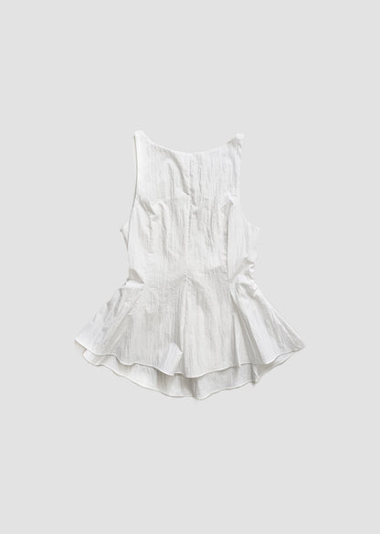 【REPELLER 2025SS】Back Ribbon Blouse