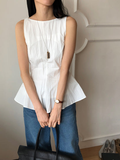 【REPELLER 2025SS】Back Ribbon Blouse