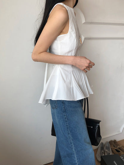 【REPELLER 2025SS】Back Ribbon Blouse