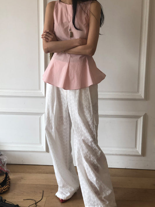 【REPELLER 2025SS】Back Ribbon Blouse