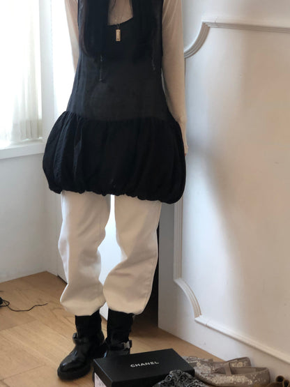 [REPELLER 2025SS] Balloon Ribbon Blouse