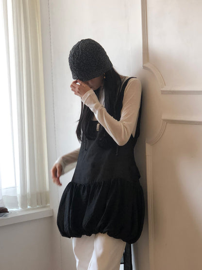 [REPELLER 2025SS] Balloon Ribbon Blouse