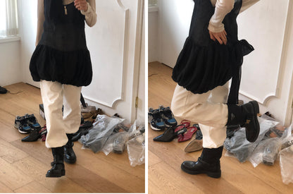 [REPELLER 2025SS] Balloon Ribbon Blouse