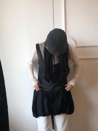 [REPELLER 2025SS] Balloon Ribbon Blouse