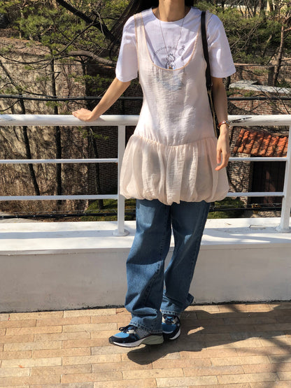 [REPELLER 2025SS] Balloon Ribbon Blouse