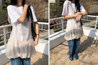 [REPELLER 2025SS] Balloon Ribbon Blouse