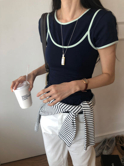 【REPELLER 2025SS】T-shirt Sleeveless Set