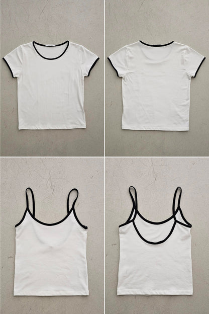 【REPELLER 2025SS】T-shirt Sleeveless Set