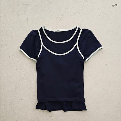 【REPELLER 2025SS】T-shirt Sleeveless Set