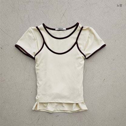 【REPELLER 2025SS】T-shirt Sleeveless Set