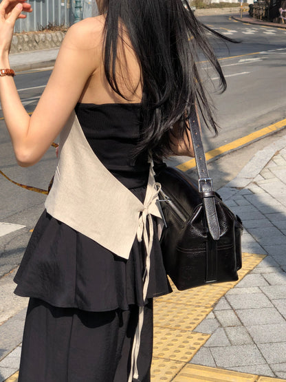 【REPELLER 2025SS】Linen Halter Vest