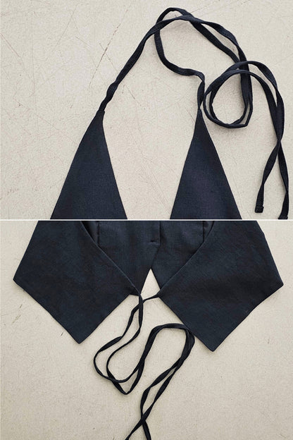 【REPELLER 2025SS】Linen Halter Vest