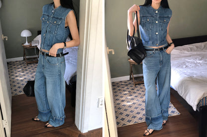 【REPELLER 2025SS】High Denim Vest