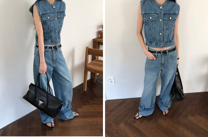 【REPELLER 2025SS】High Denim Vest