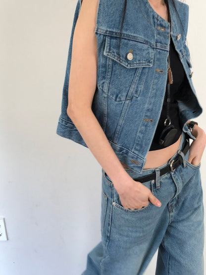 【REPELLER 2025SS】High Denim Vest