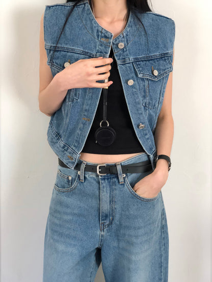 【REPELLER 2025SS】High Denim Vest