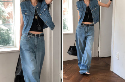 【REPELLER 2025SS】High Denim Vest
