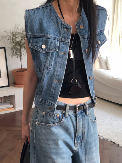 【REPELLER 2025SS】High Denim Vest