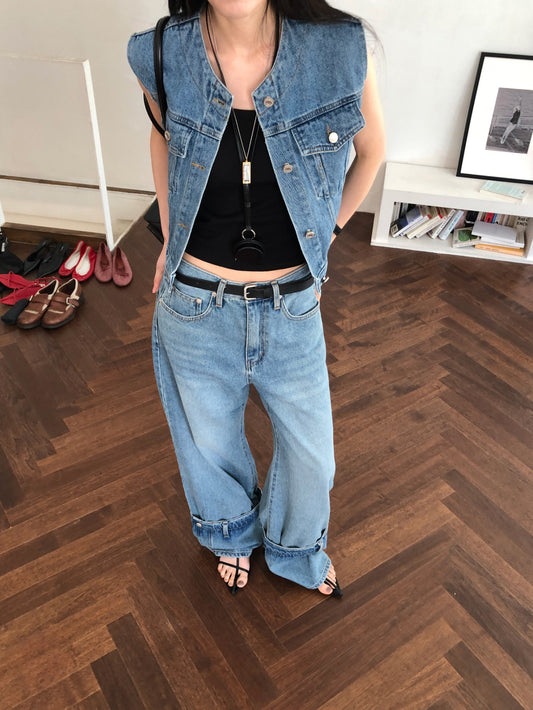 【REPELLER 2025SS】High Denim Vest